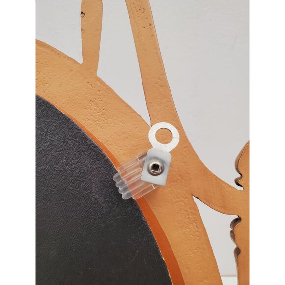 Vintage Wood Tabletop Vanity Mirror | Oval Makeup Mirror, Handmade Mirror, - Picture 9 of 10